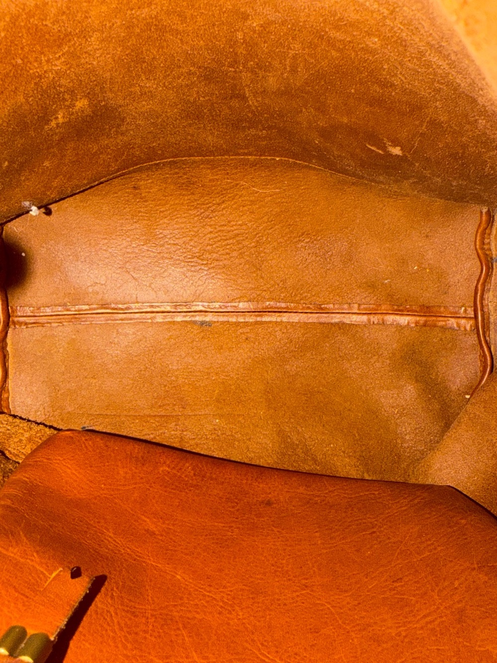 Madewell Leather Tote in Warm Chestnut Brown - Picture 6 of 8